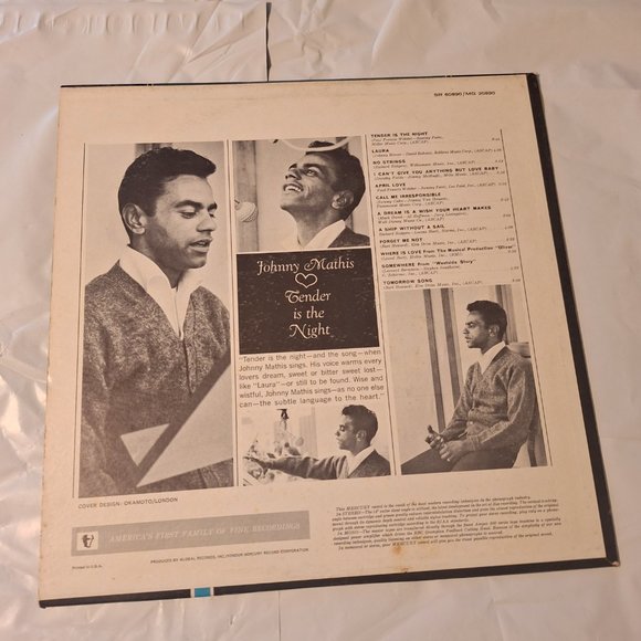 Johnny Mathis tender is the night lp record - Picture 4 of 4